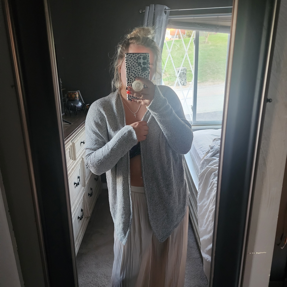 Brandy Melville Gray Cardigan